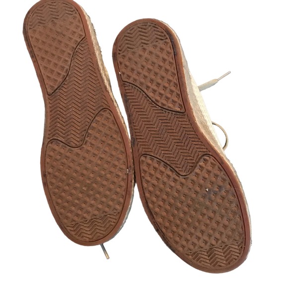 Restricted Platform Fashion Espadrilles size 6 Brand New Cream Color NWOT - Picture 5 of 5